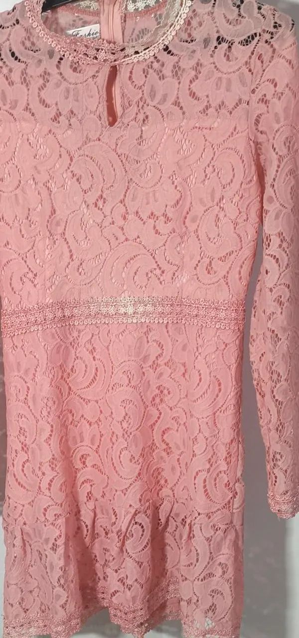 Vestido de renda tamanho P - Foto 3