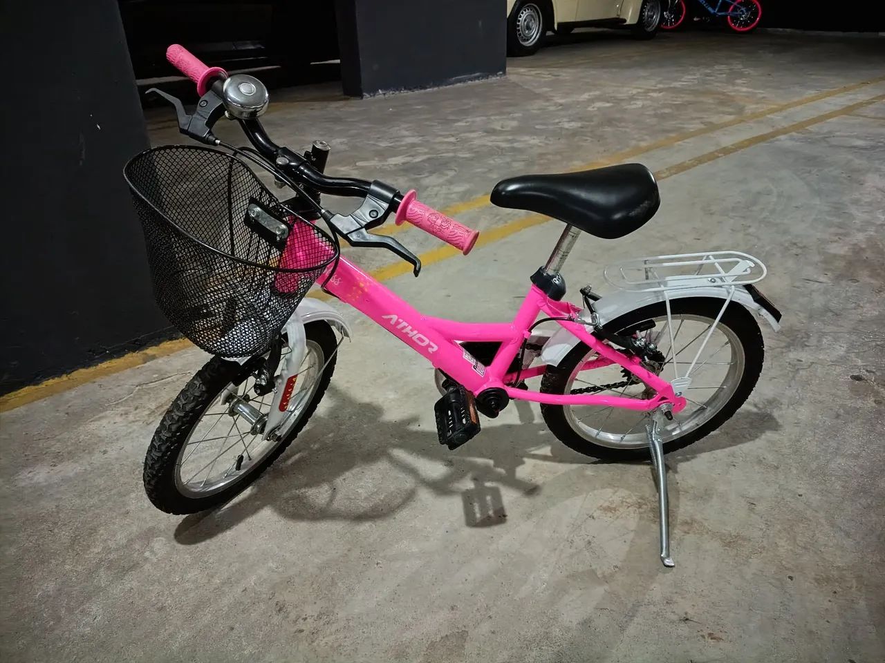 Bicicleta infantil aro 16 Athor Bliss rosa - Foto 2