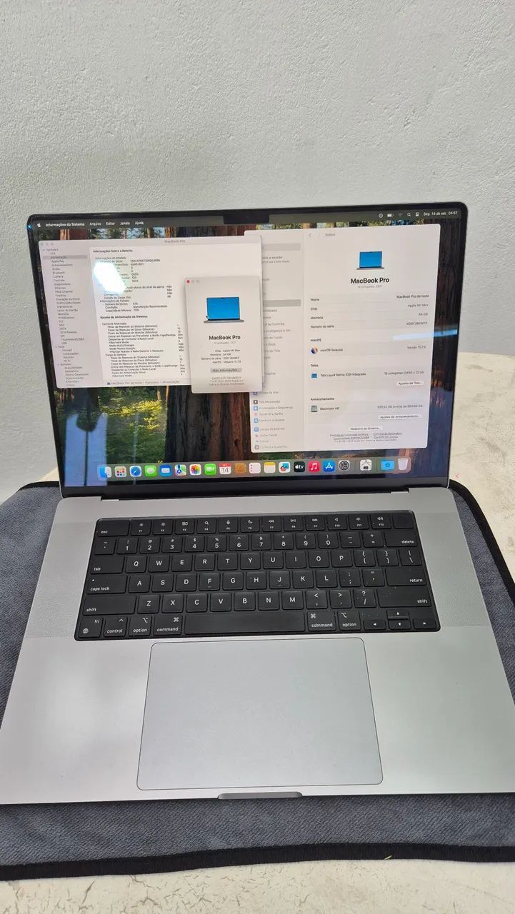 Macbook Pro 16 M1 Max 64GB 1TB - Notebooks - Chácara Inglesa, São