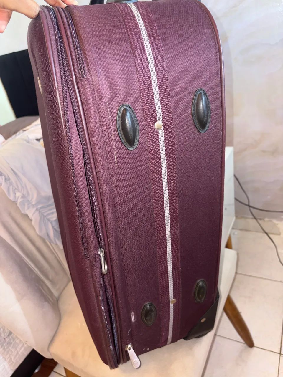 MALA ROXA PRA VIAGEM  - Foto 4