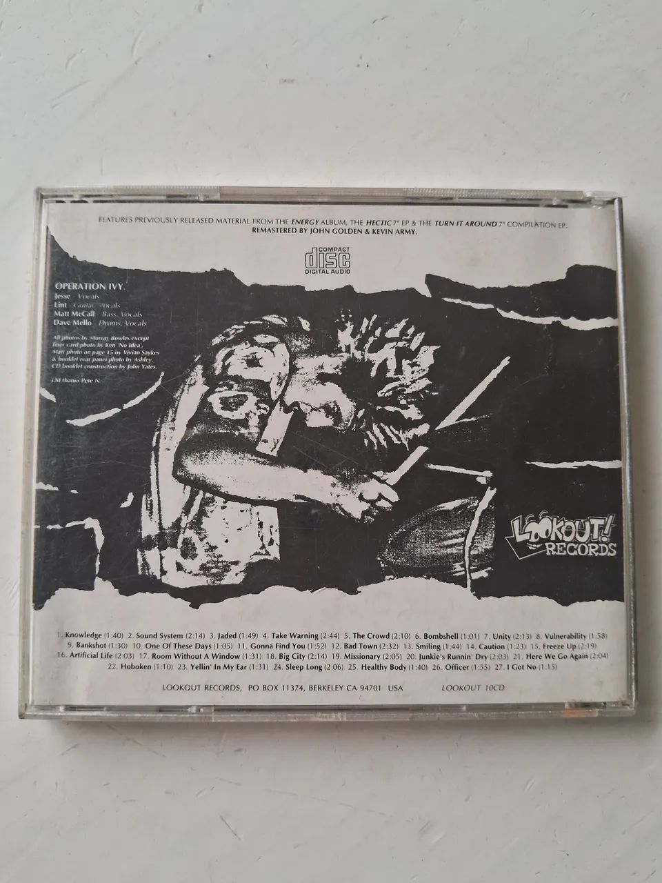 CD "Operation IVY" - Prensagem Americana - Foto 3