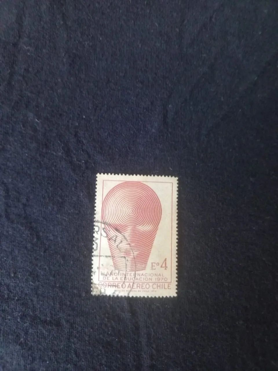 Selo Ano Internacional de La Educacion Chile 1970
