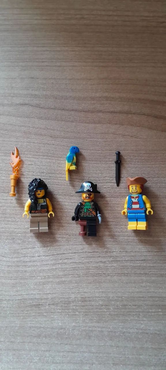 Minifiguras Lego Original BAM temática Pirata - Foto 3