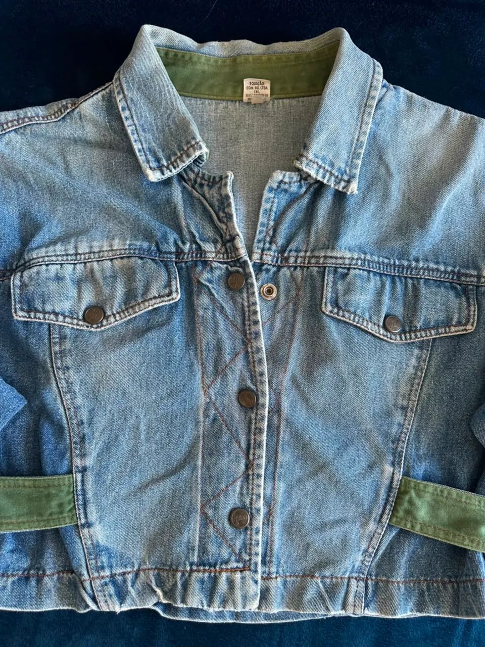 Jaqueta Jeans Cropped Utility   - Foto 5