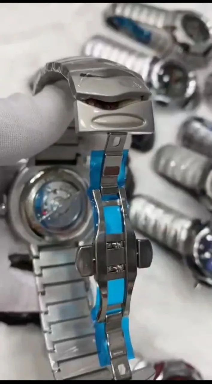 Relógio Estilo Oakley Blade com Fundo Transparente e Calendário Funcional - Foto 5