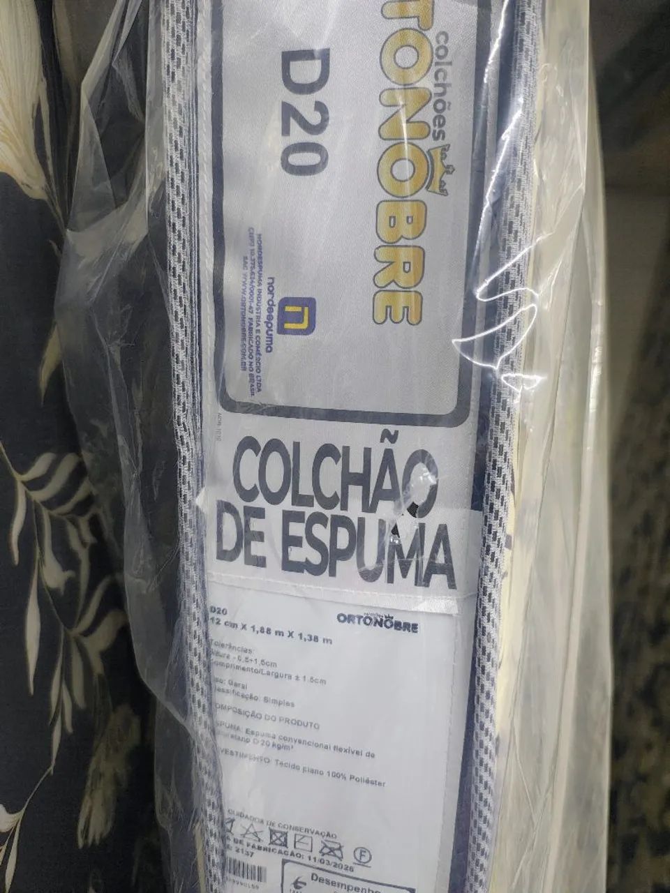 Colchão De casal D20 12 cm 