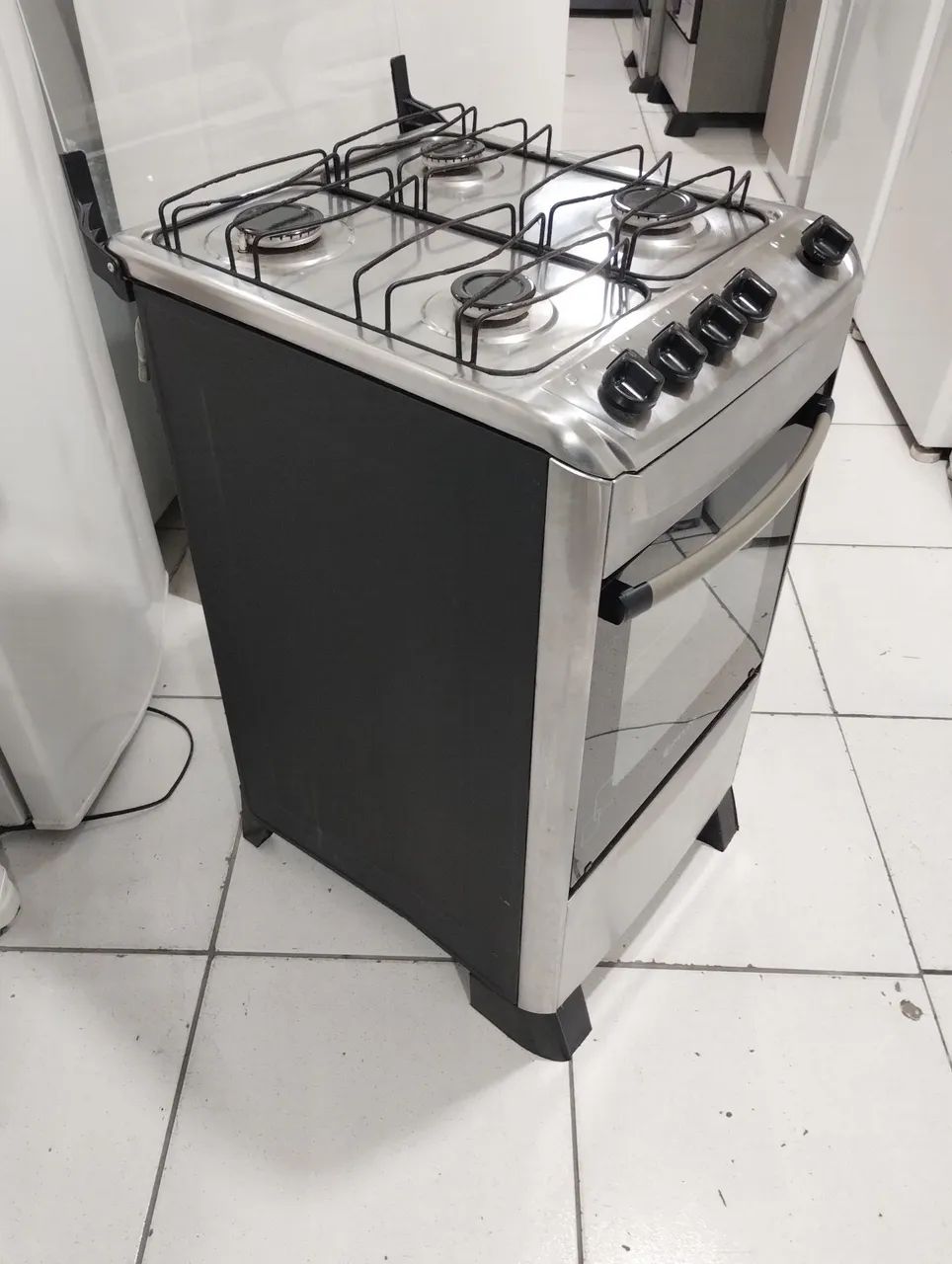 Fogão inox 4 bocas  - Foto 4