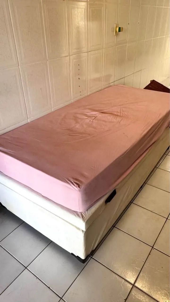Cama de solteiro com baú - Foto 3