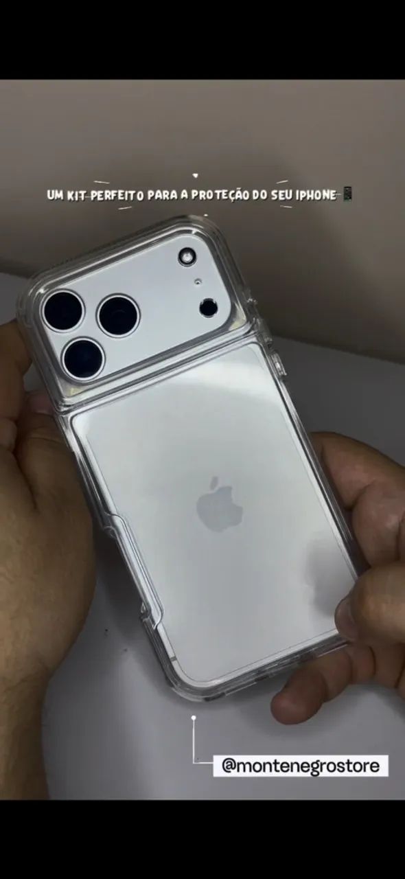  KIT DE PROTEÇÃO iPHONE 17 PRO MAX - Foto 4