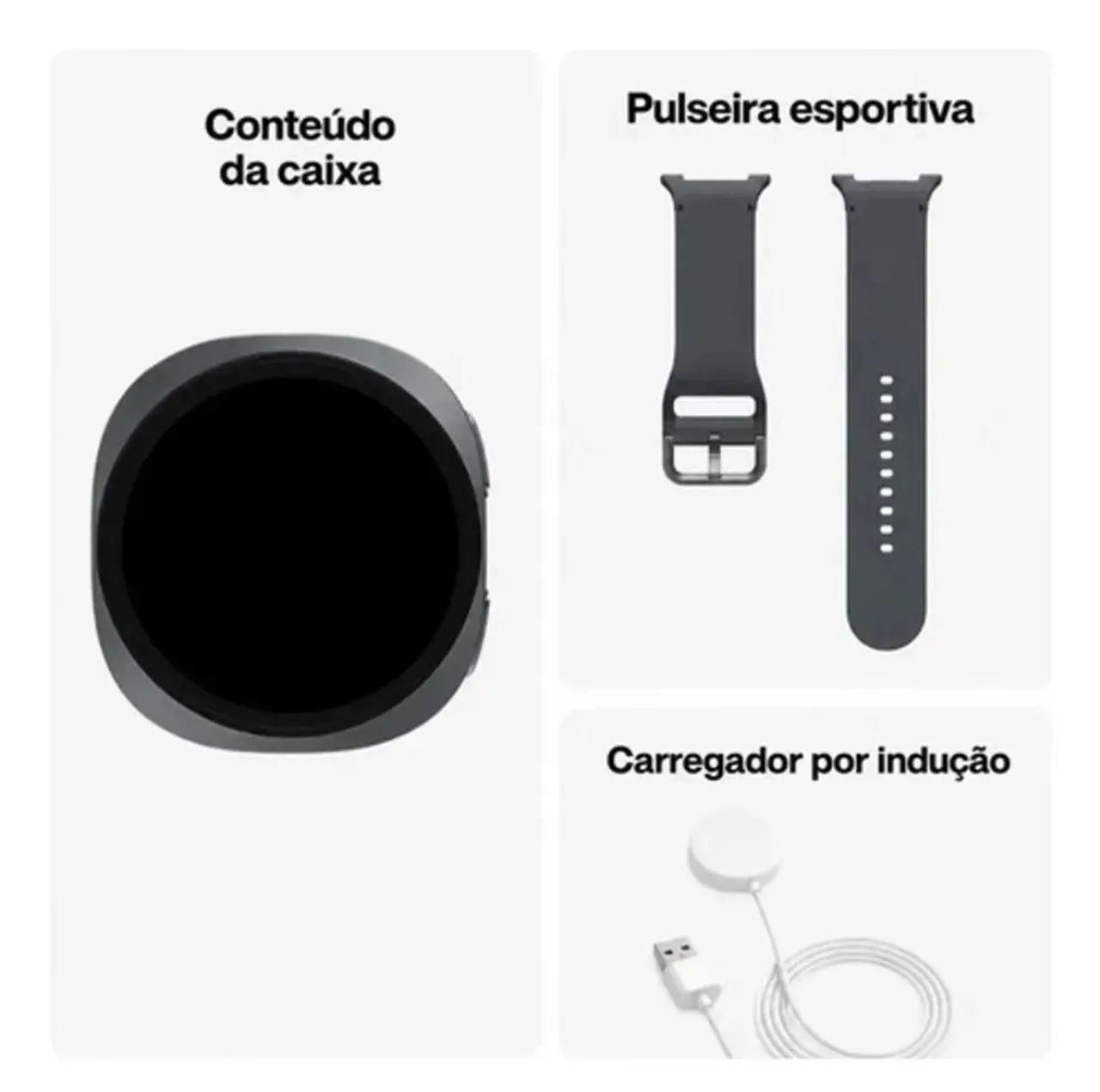Samsung Galaxy Watch8 44mm Bluetooth - Grafite + NF - Foto 2