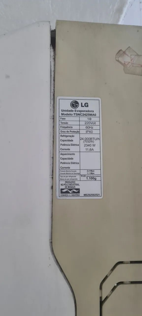 Ar condicionado LG 24000 BTU - Foto 5