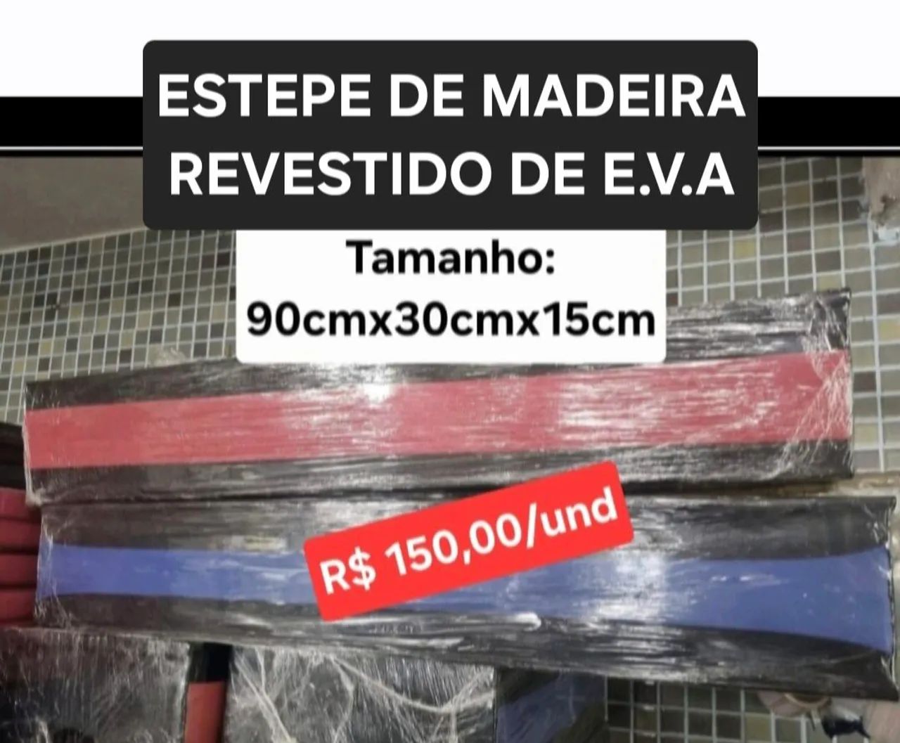 Step de EVA e Step de madeira revestido de EVA - Foto 5