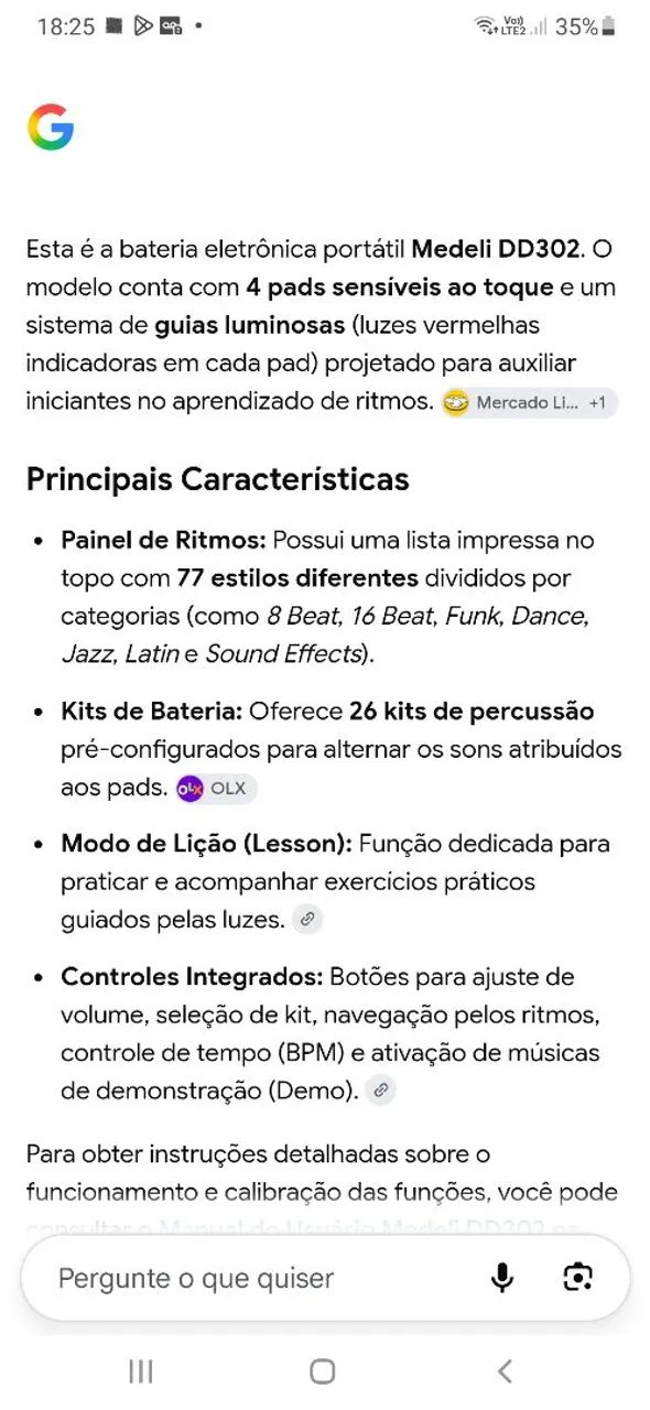Bateria Eletrônica Medeli DD302 - Foto 3