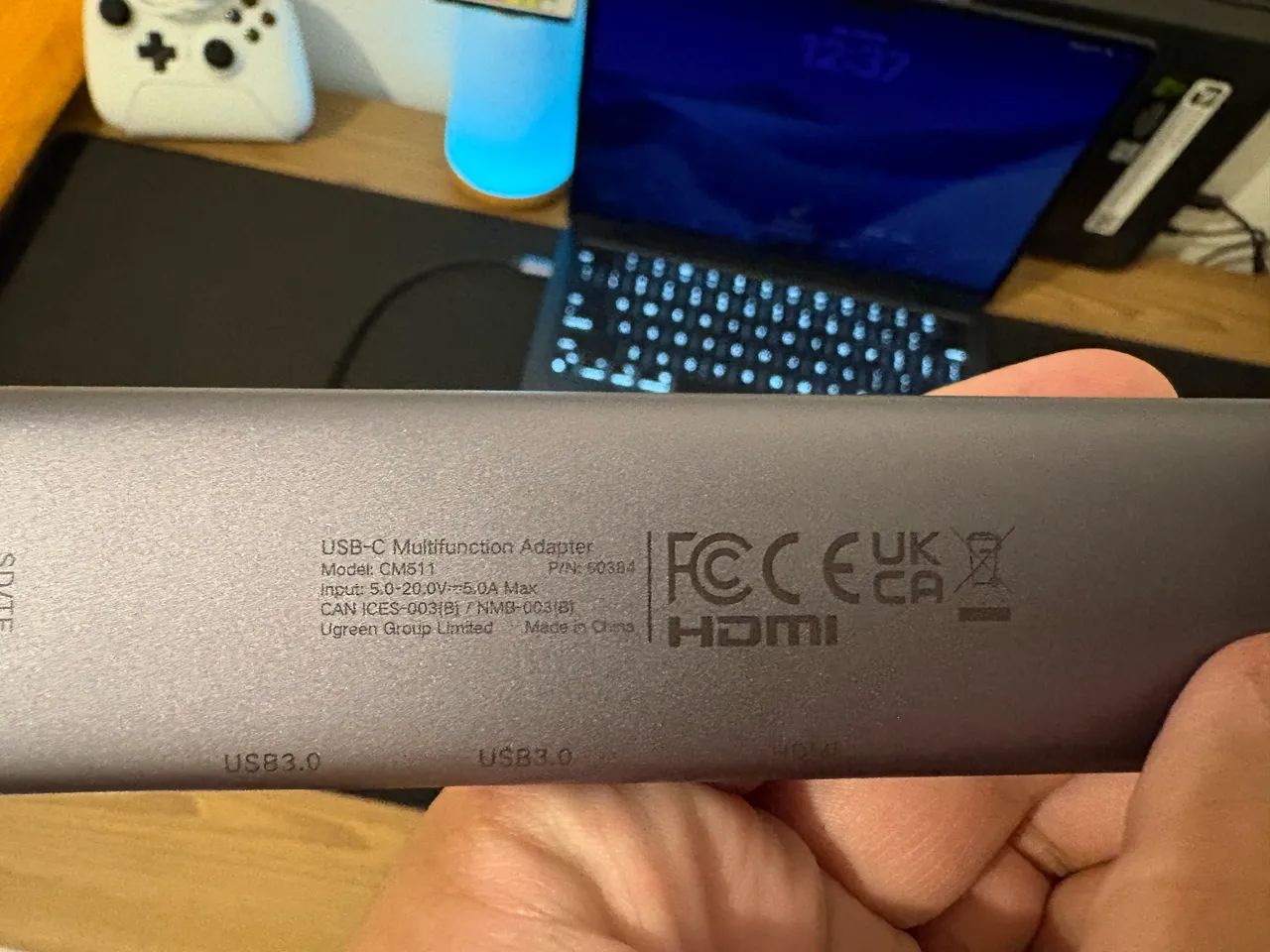 Hub Type-c Usb-c C/ Hdmi + 3x Usb + Ugreen