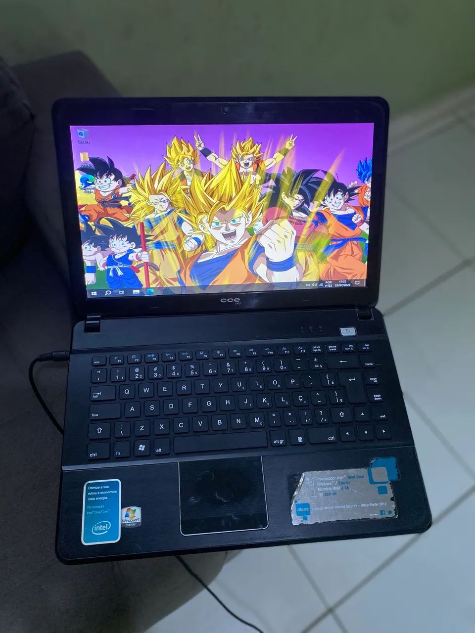 Notebook CCE -Para estudos, vídeos e planilhas 