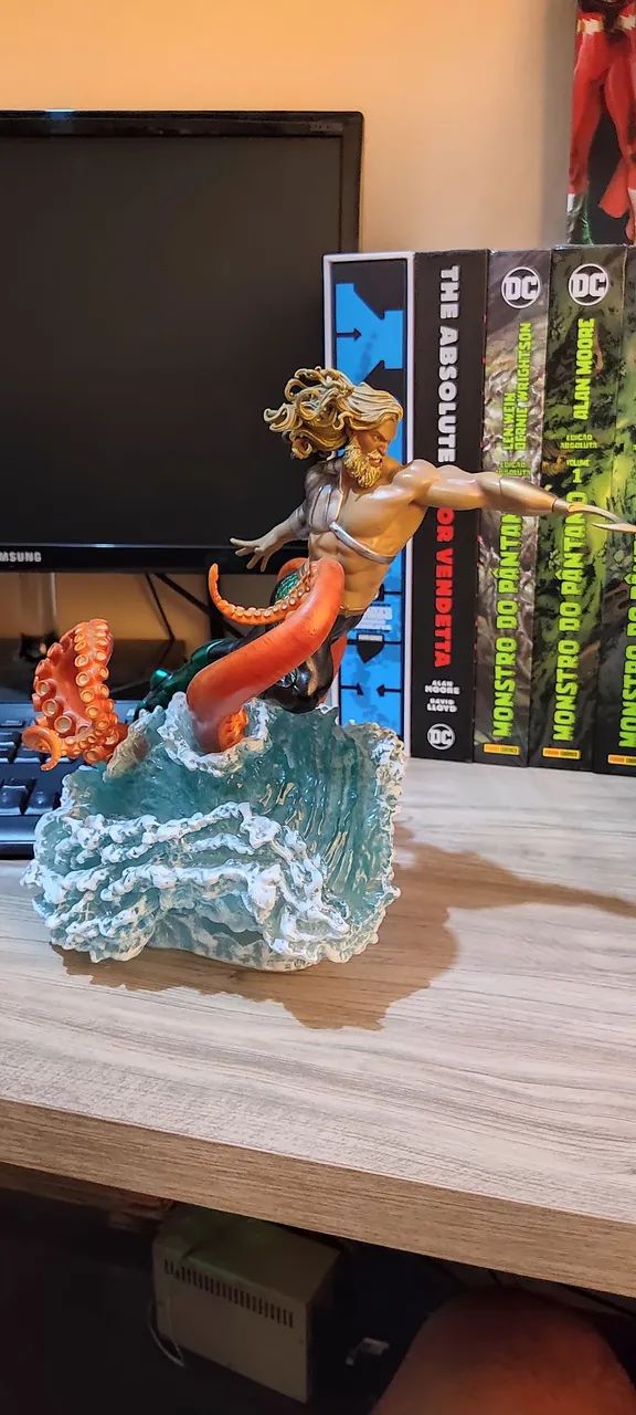 Aquaman Deluxe Art Scale 1/10 (Série Comics DC) - Iron Studios 