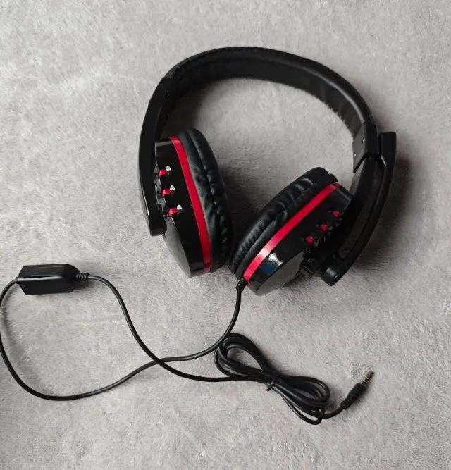 Headset Gamer com MicrofoneP2 ou P3 (ps4, xbox, celular, pc, notebook) - Foto 5