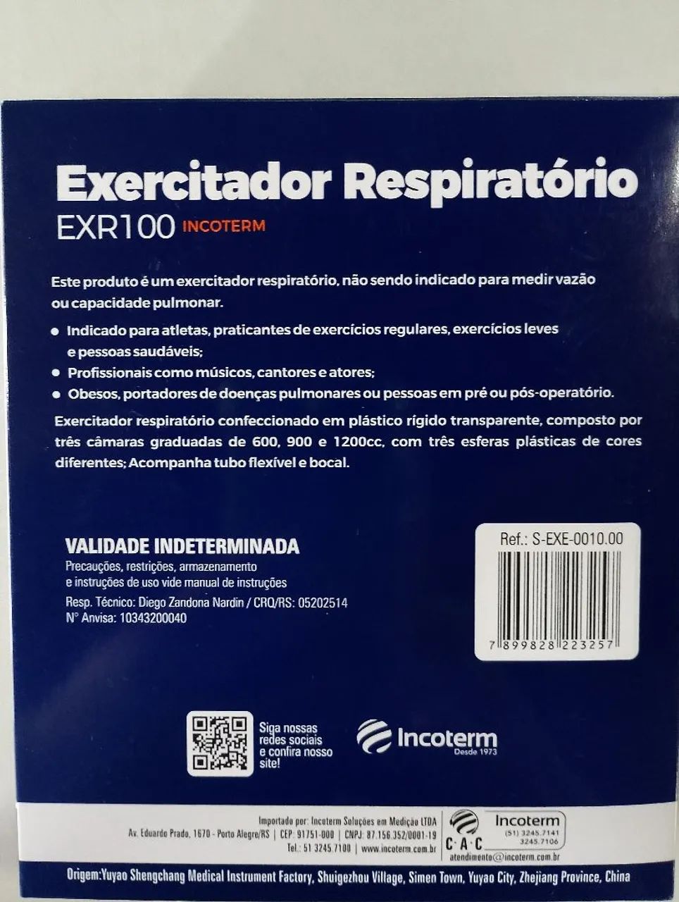 Exercitador Respiratório - Incoterm  - Foto 2