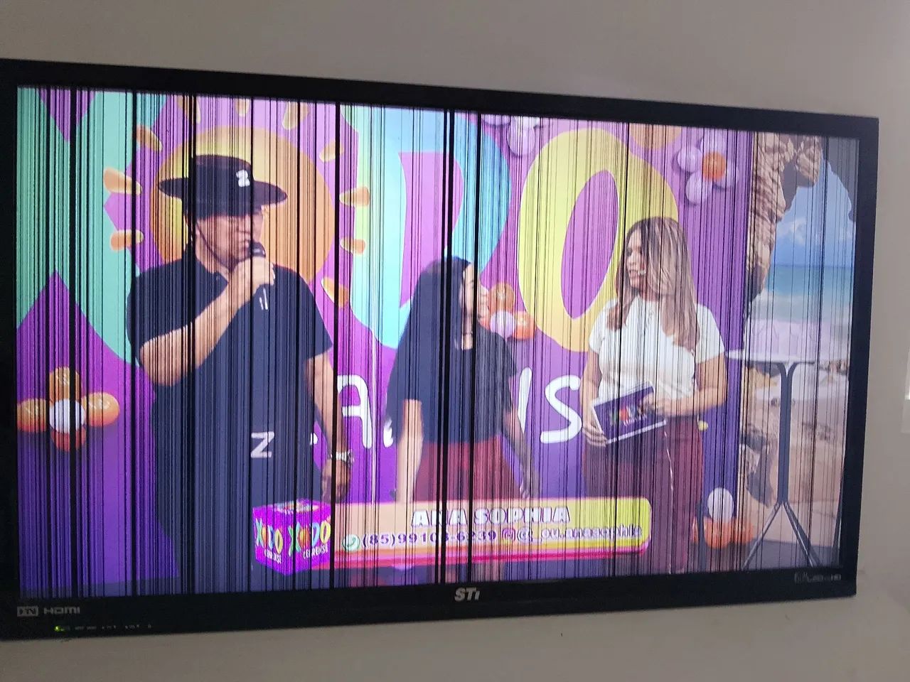 TV LCD SEMP TOSHIBA 40" COM DEFEITO 