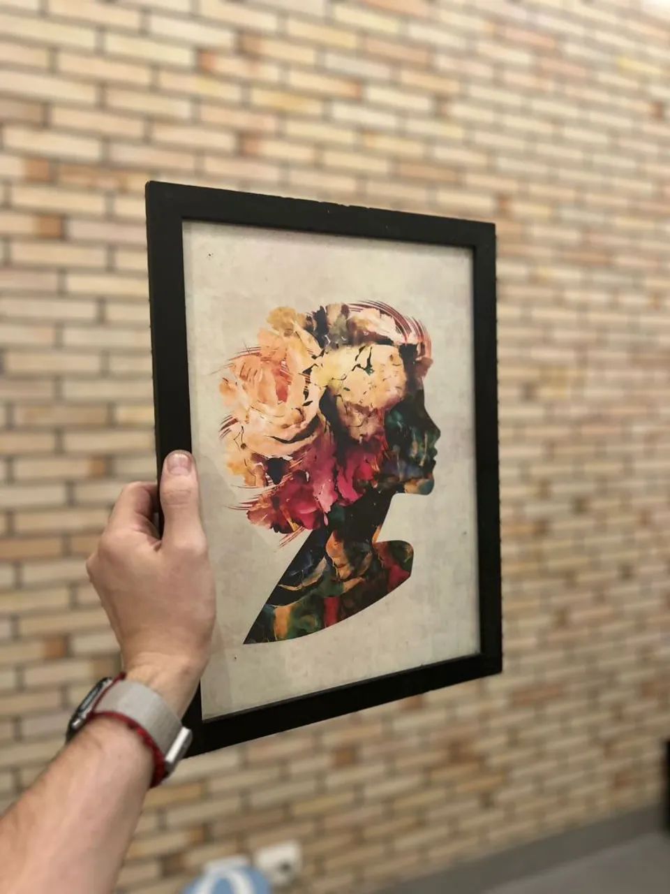 Quadro Inspire-se com vidro - Foto 2
