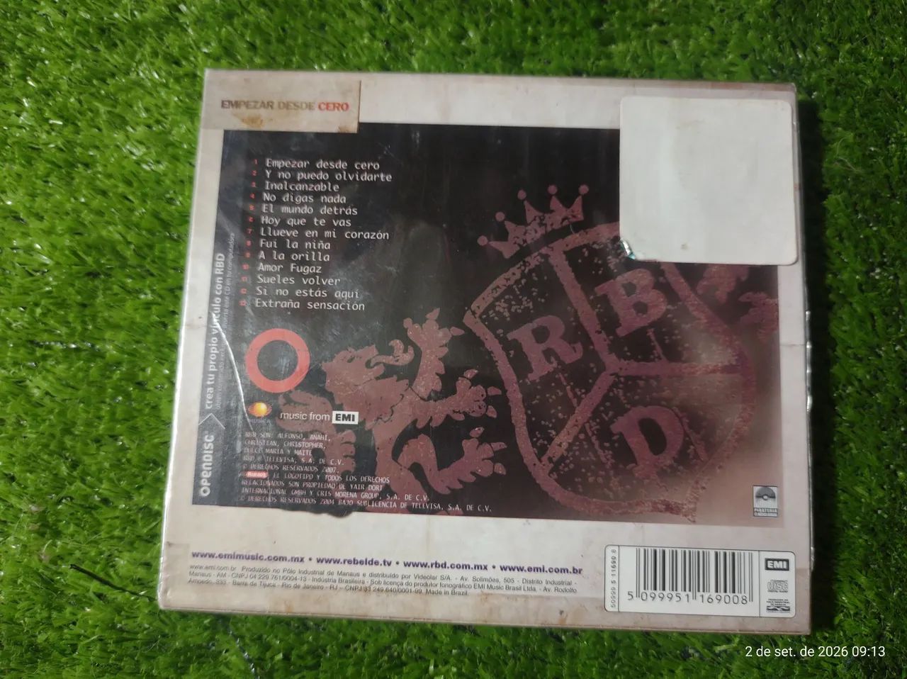 RBD - REBELDE - NOVO LACRADO  - Foto 2