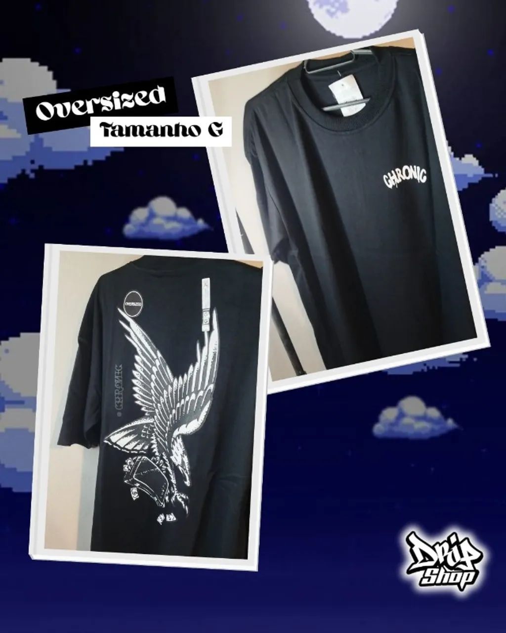 Camiseta masculina Oversized - Foto 4