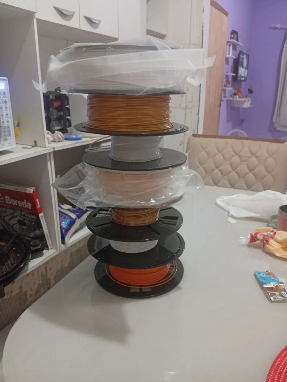 Impressora 3D Bambu lab A1 mini + AMS + 10 rolos de filamentos com 2 fechados - Foto 2