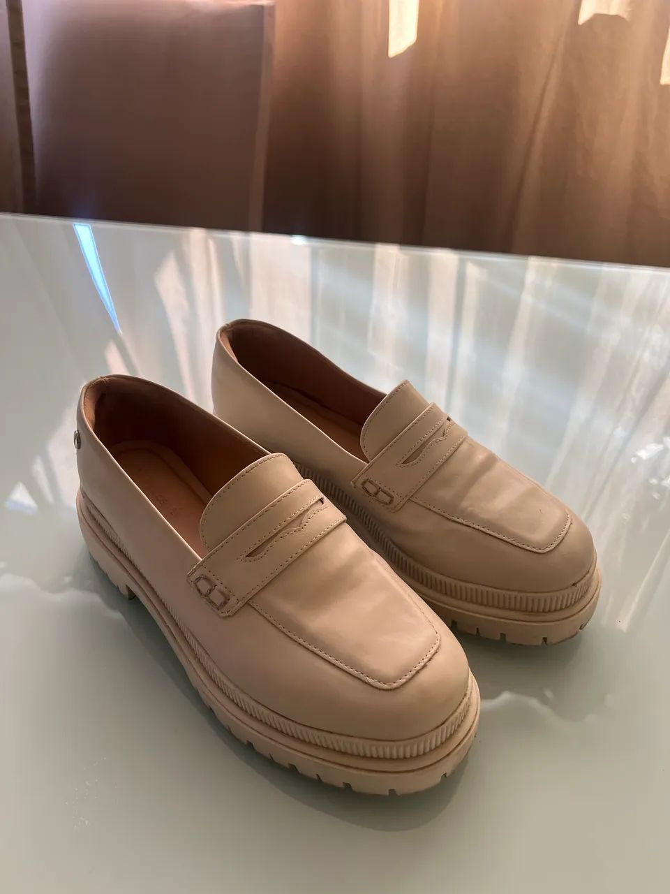 MOCASSIM OFF WHITE - TAMANHO 37  - Foto 4