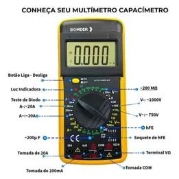 Multímetro Digital BOM-6007 - Bomvink- PROMOÇÃO - Foto 3