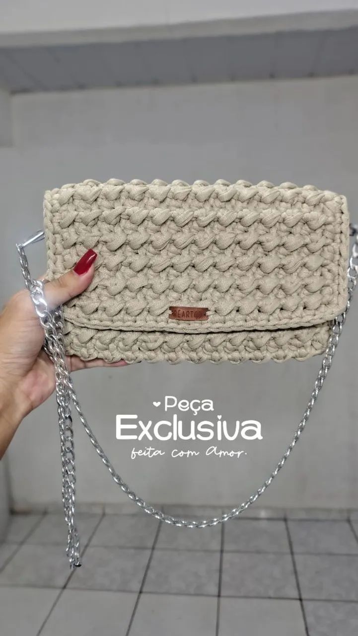 Bolsas, Vestidos e Peças de Crochê - Feitos à Mão - Foto 4