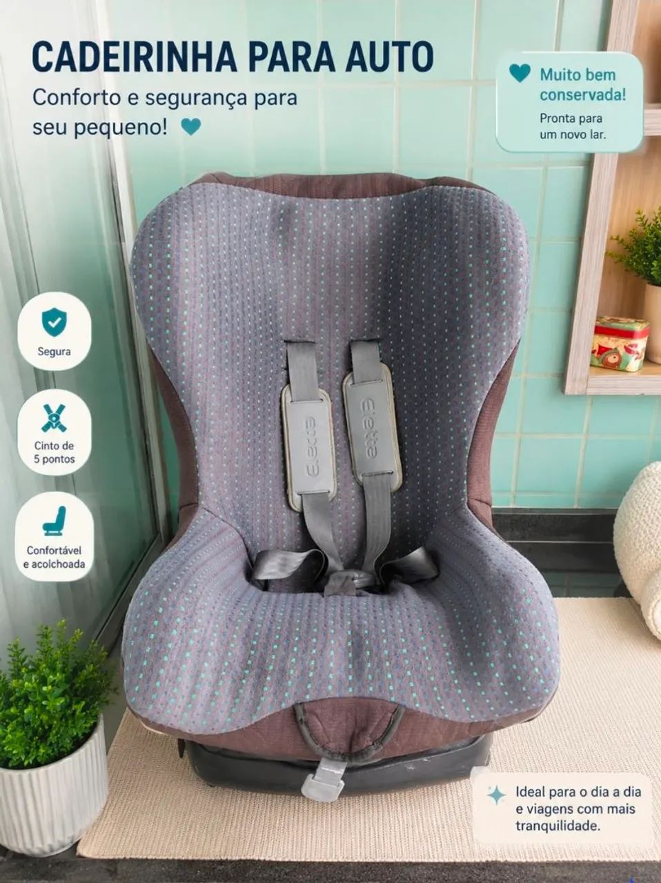 Cadeirinha Auto Segura  - Eletta Chicco