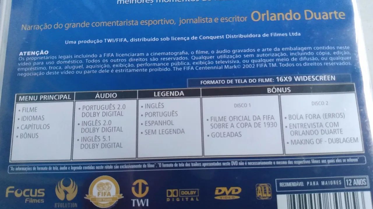 DVD duplo original FIFA fever ótimo estado.  - Foto 3
