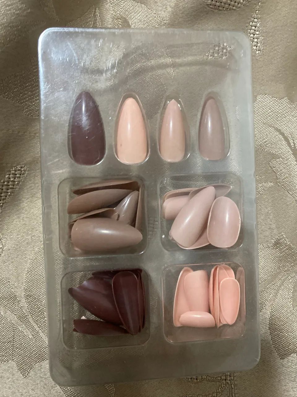 Unhas postiças nude amêndoa  - Foto 3