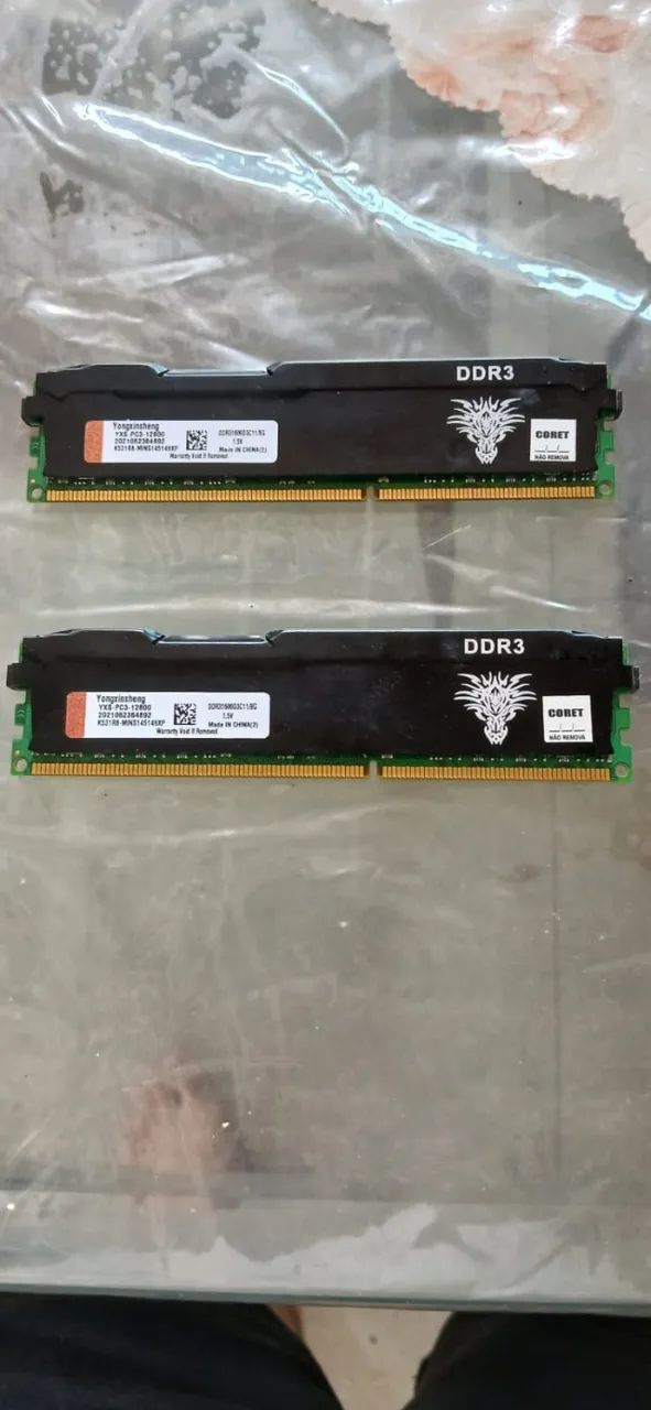 Memória Ram DDR3 8GB 1600 Mhz