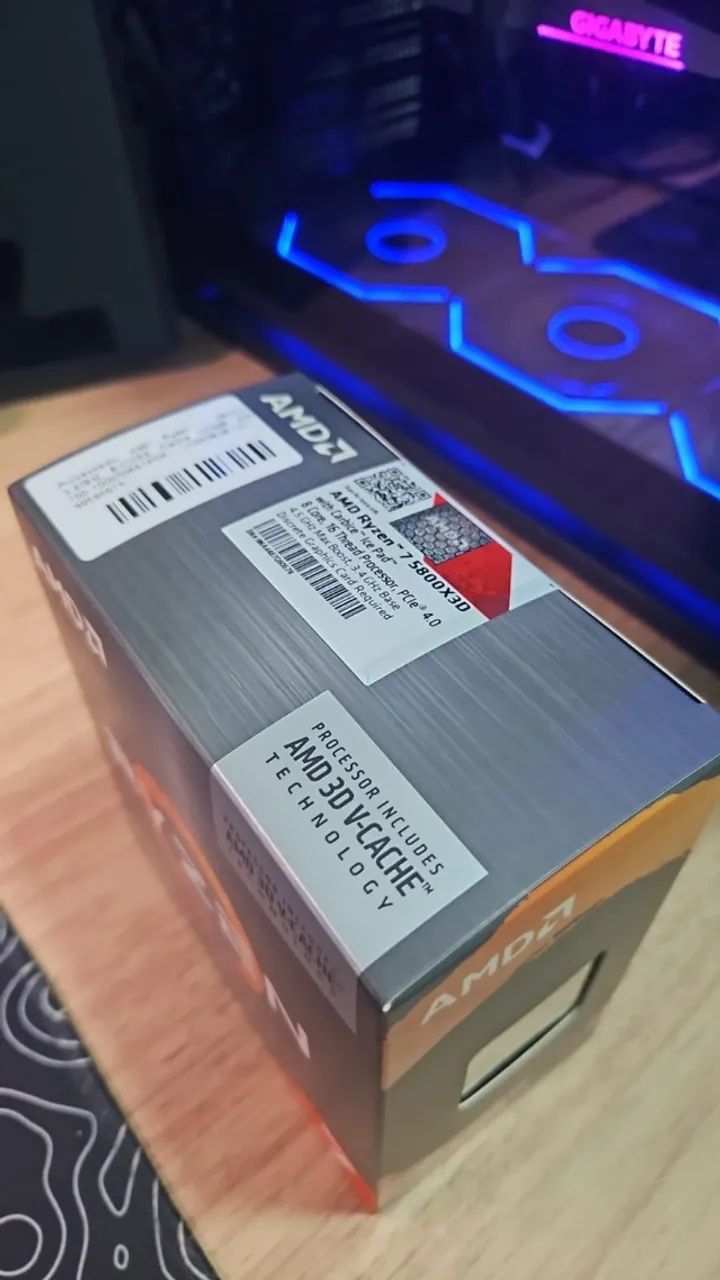 Processador AMD Ryzen 7 5800X3D, 3.4GHZ, 8-CORE, Cache 100MB, AM4 - Foto 2