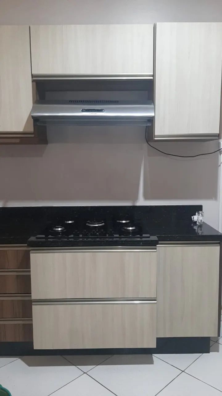 Cozinha completa com fogão, sugar e pedra. Estado de nova - Foto 4