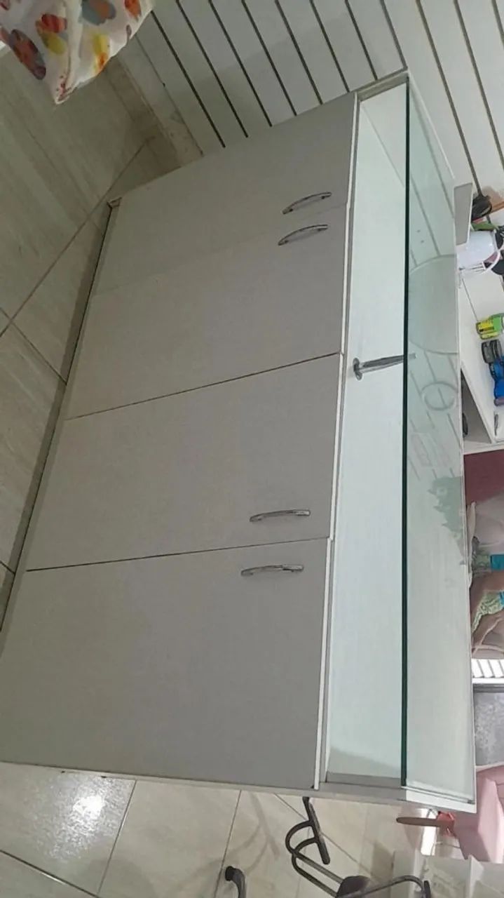 Balcão com tampo de vidro - Foto 3
