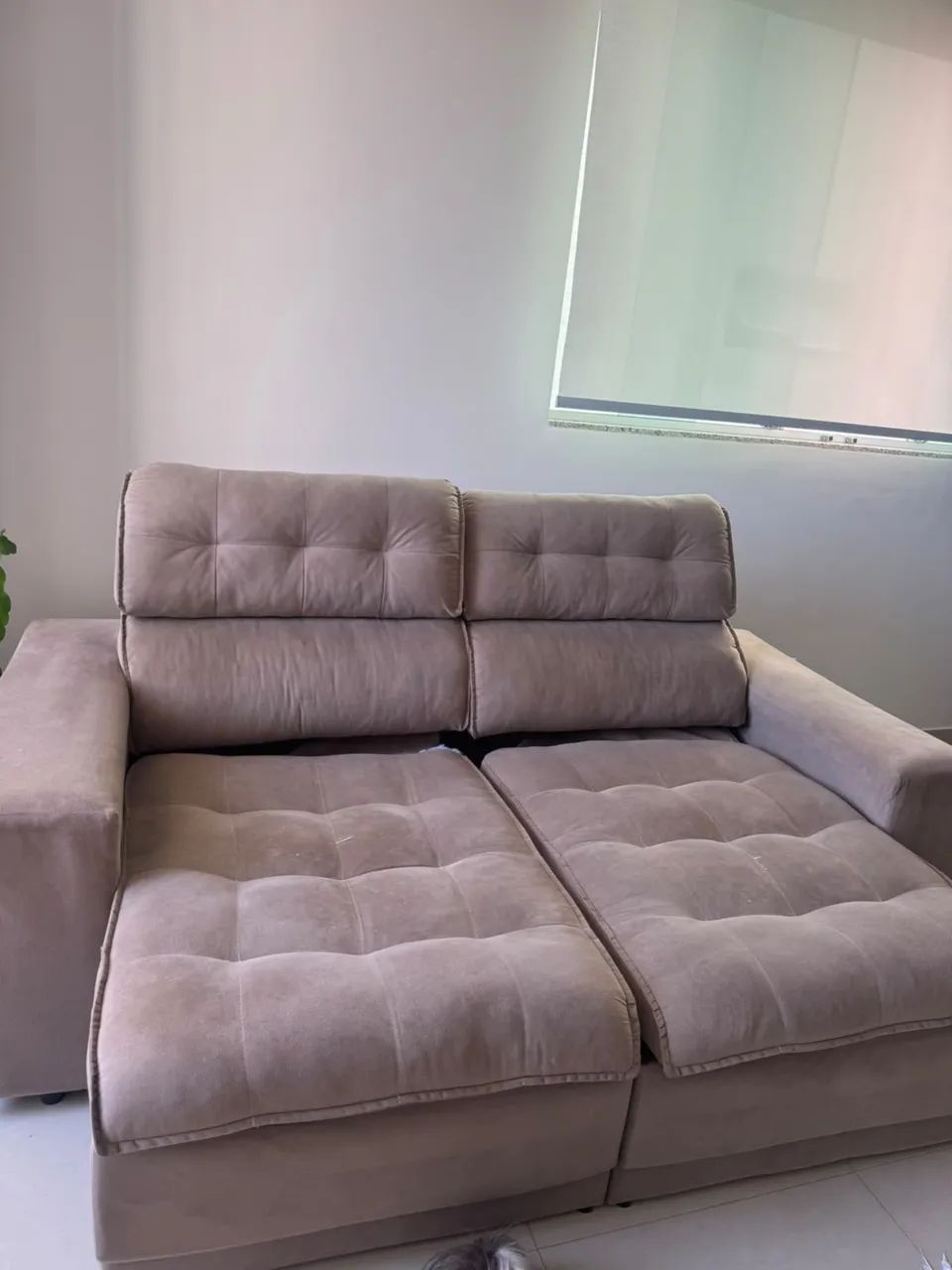 Vendo Sofá 2 Lugares - usado - excelente estado  - Foto 4