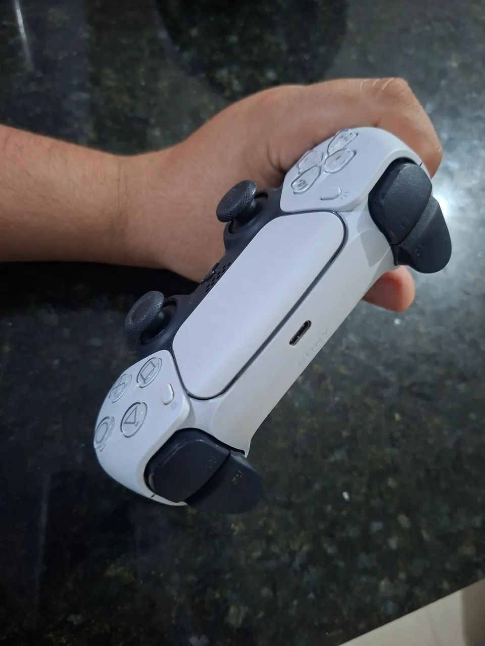 Controle Branco PlayStation 5 - Foto 4