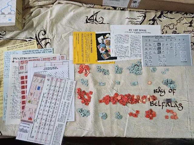 Panzergruppe Guderian Jogo de Tabuleiro Importado Inglês Wargame Raro - Foto 5