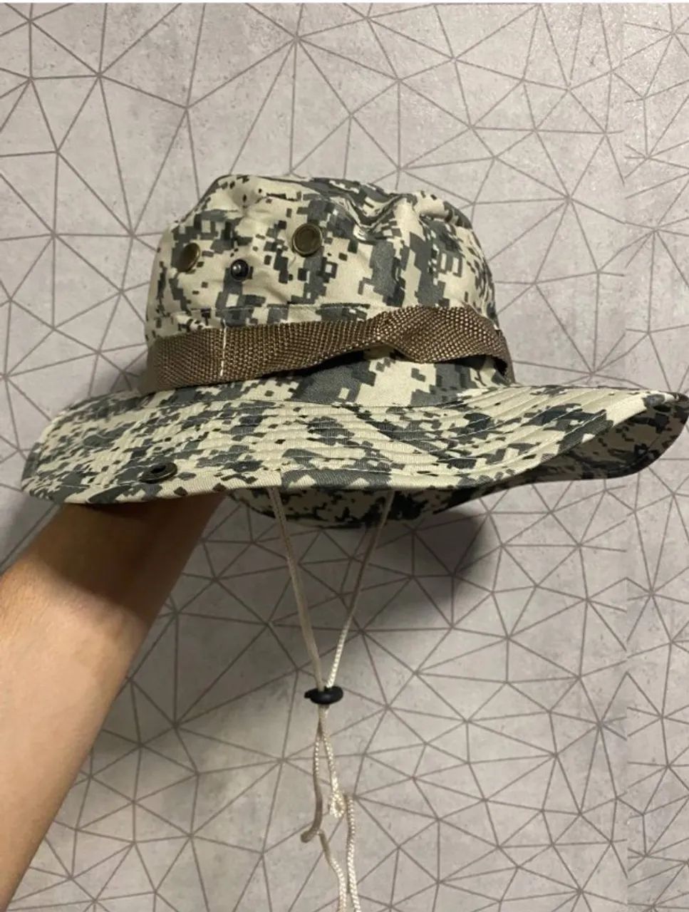 Chapéu Boonie Branco Militar - Foto 2