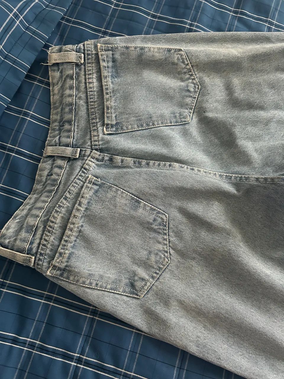 Calça Jeans Azul Lavagem Clara - Foto 3