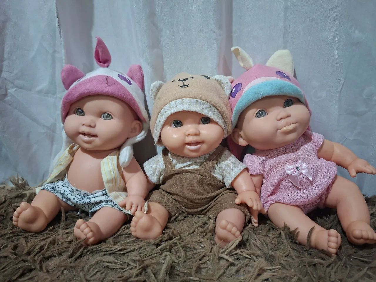Kit 3 Bebês Expressões + Acessórios  - Foto 2