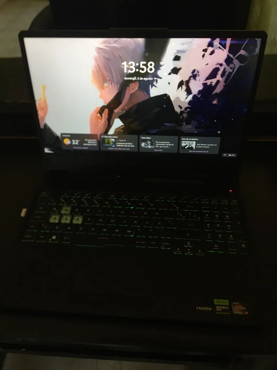 Notebook asus tuf a15
