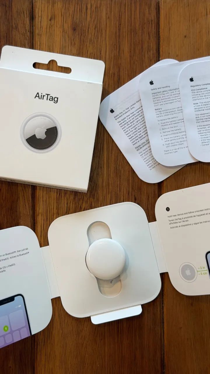 AirTag - Apple - com caixa e manual originais - Foto 2