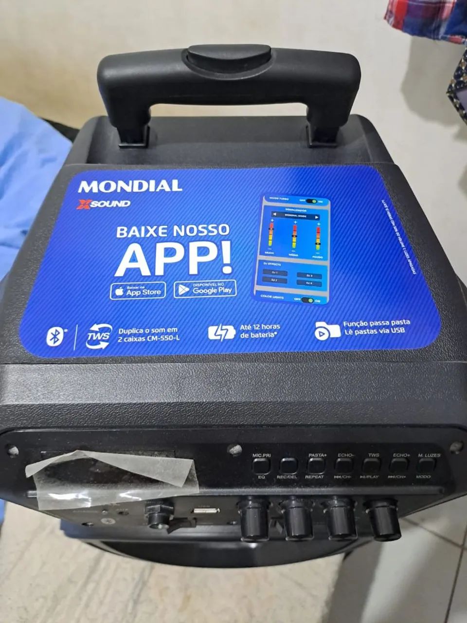 Caixa de som amplificada 550W - Foto 3