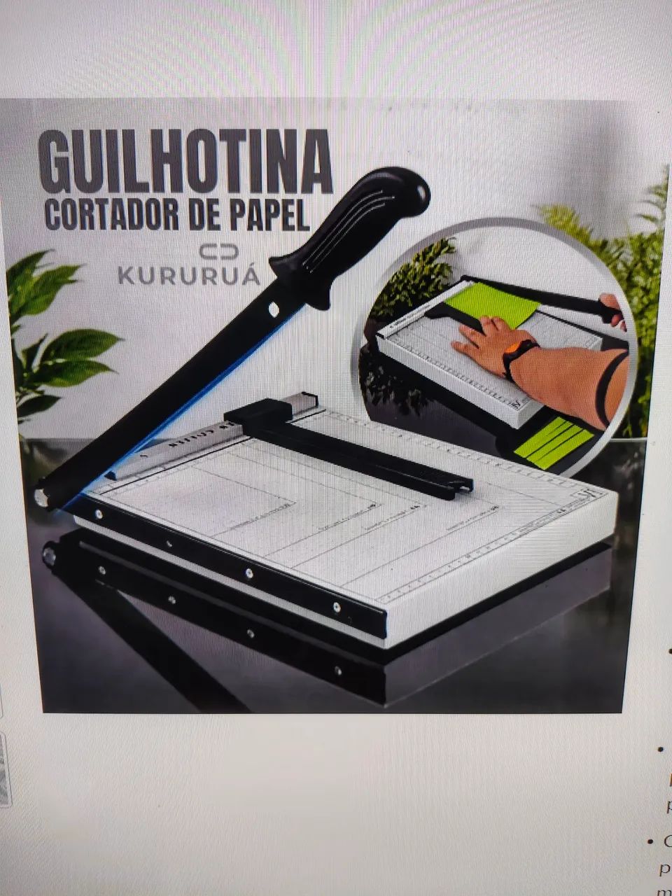 Guilhotina de papel 