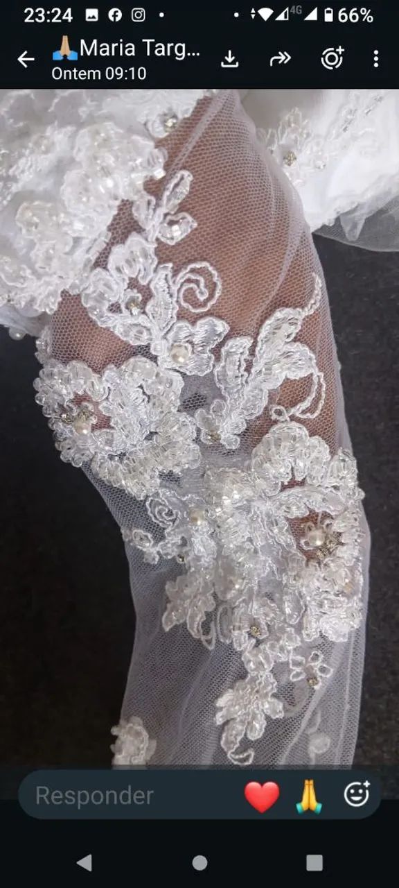 Vestido de noiva e de daminha de honra!! - Foto 4