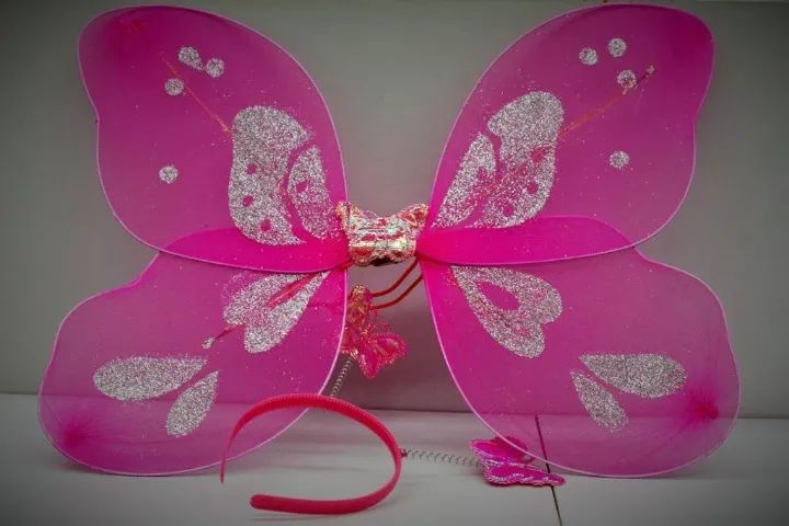 ASA DE BORBOLETA ROSA