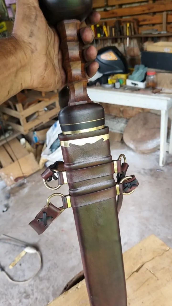 Espada Romana em aço carbono 5160 - Foto 4